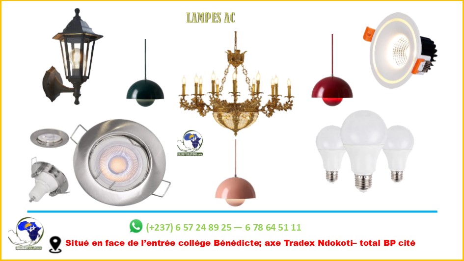 LAMPES ET LUSTRE AC